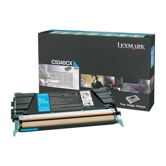 Toner Original Lexmark C534 Cyan (7K) - C5340CX