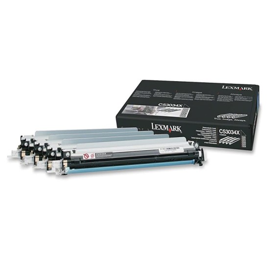 Kit Photoconducteur ORIGINAL Lexmark pour IMP C53x 20K  4-Pack (20000 Pages) - Noir (C53034X)