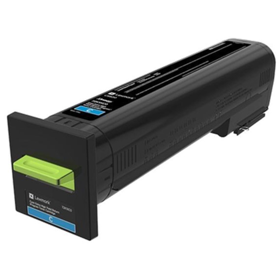 Toner Original Lexmark CS820 (22000 Pages) - Cyan (72K5XC0)