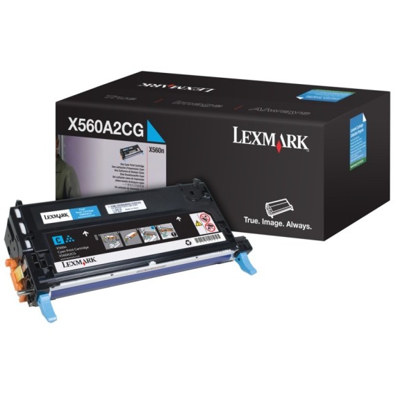 Toner Original Lexmark X560 Cyan (4K) - X560A2CG