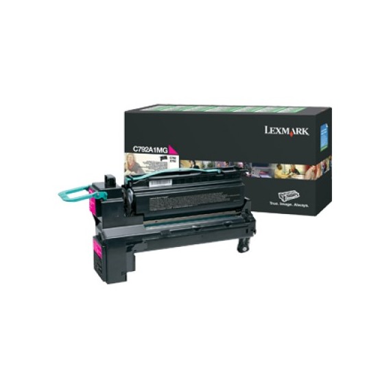 Toner Original Lexmark C792, X792 Magenta (6K) - C792A1MG