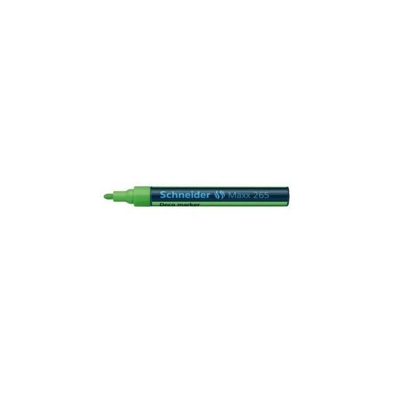 MARQUEUR SCHNEIDER  DECO MAXX 265 VERT CLAIR (2mm à 3mm)