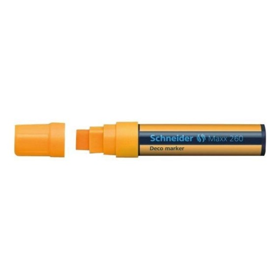 MARQUEUR SCHNEIDER  DECO MAXX 260 ORANGE (5mm à 15mm)