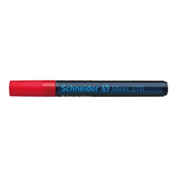 MARQUEUR SCHNEIDER PAINT 270 ROUGE POINTE CONIQUE 3MM