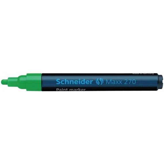 MARQUEUR SCHNEIDER SCHNEIDER PAINT 270 VERT POINTE CONIQUE 3MM