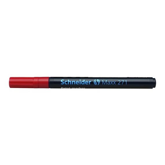 MARQUEUR SCHNEIDER PAINT 271 ROUGE POINTE CONIQUE 2MM