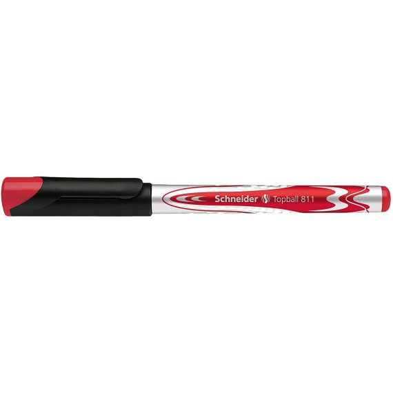 ROLLER TOPBAL 811 POINTE ACIER 0,5MM/ROUGE RECH. (ROLLER 850)