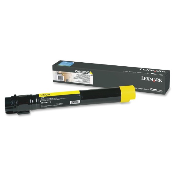 Toner Original Lexmark C950 Yellow (22K) - C950X2YG