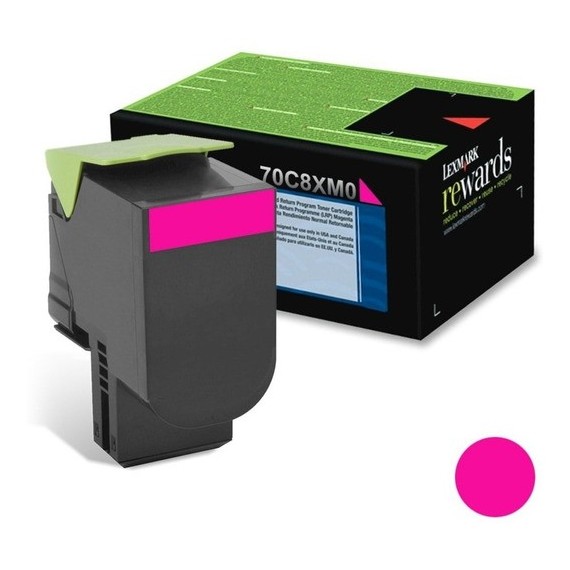 Toner Original Lexmark Magenta  CS510 (4K) - 70C8XM0