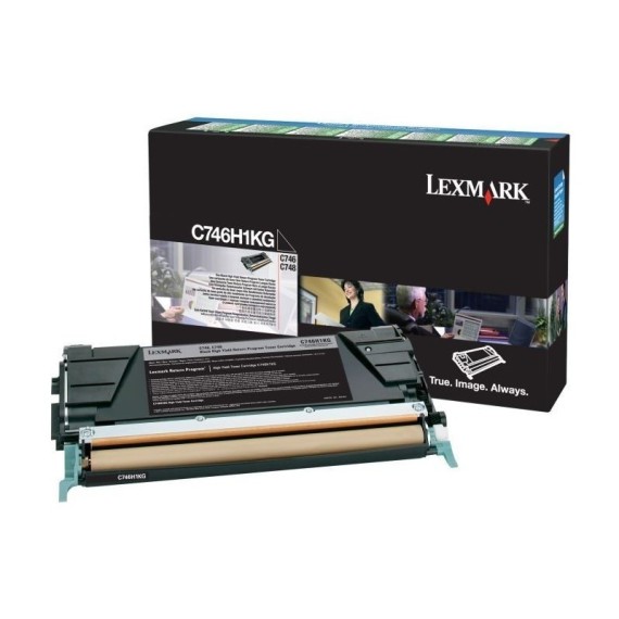 Toner Original Lexmark C746, C748 Black (12K) - C746H1KG