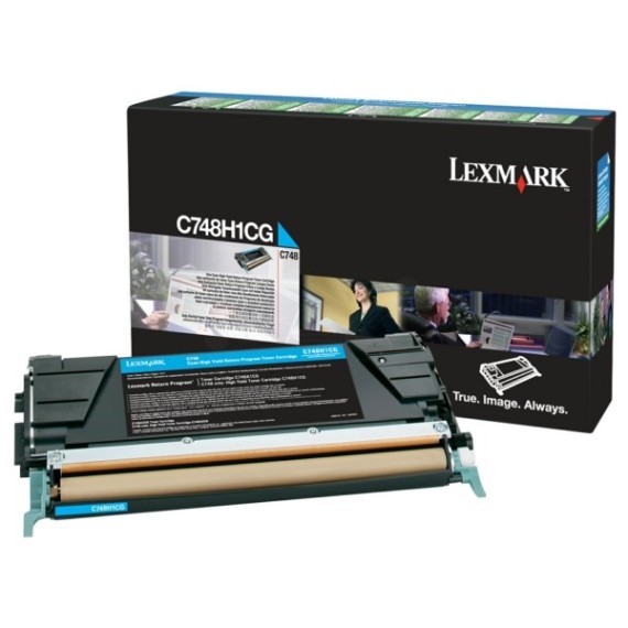 Toner Original Lexmark C748 Cyan (10K) - C748H1CG