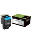 Toner Original Lexmark   808XC Cyan CX510 (4K) - 80C8XC0