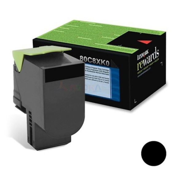 Toner Original Lexmark 808XK Black CX510 (8K) - 80C8XK0