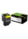 Toner Original Lexmark 808Y Yellow CX310,410,510 (1K)