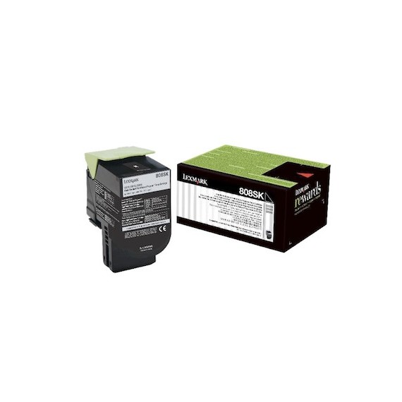 Toner Original Lexmark 808SK Black   CX310,410,510 (2.5K) - 80C8SK0