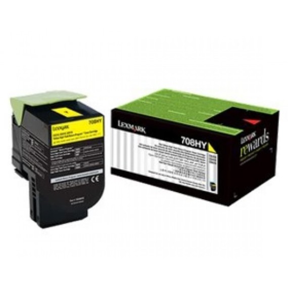 Toner Original Lexmark Yellow CS310,410,510 (3K) - 70C8HY0