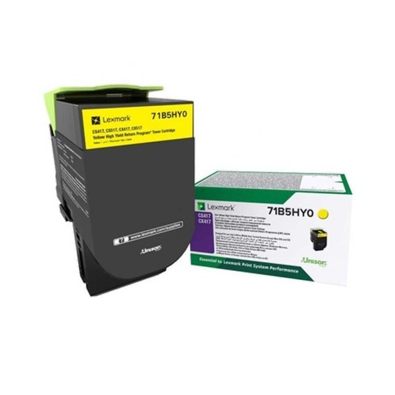 Toner Original Lexmark CX417,CS417,517 Yellow (3.5K) - 71B5HY0