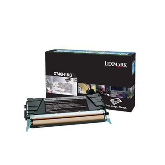 Toner Original Lexmark X746, X748 (12 000 Pages) - Noir (X746H1KG)