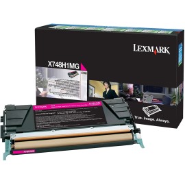 Toner Original Lexmark X748  (10 000 Pages) - Magenta (X748H1MG)