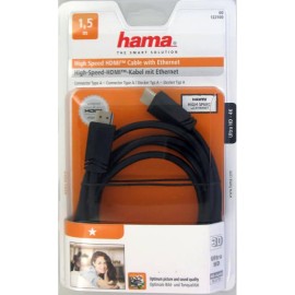 Câble HAMA HDMI Haute Vitesse Noir 1,5 m