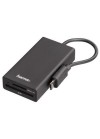 Lecteur de cartes/Hub HAMA USB 2.0 OTG pour smartphone/tablette/PC -Noir