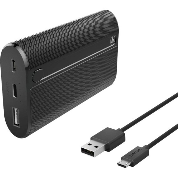 Power Bank Hama "X7" 7800 mAh - Noir (178982)