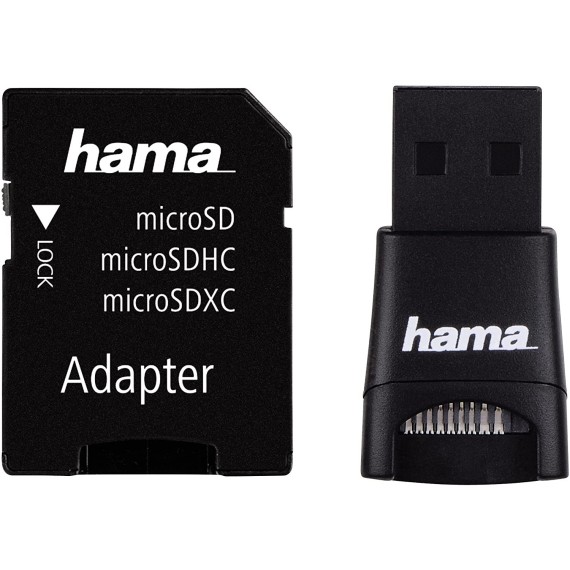 Adaptateur Hama USB 2.0  - Noir