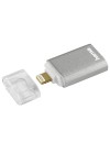 Lecteur de cartes Lightning "Save2Data mini", microSD Hama - Argent