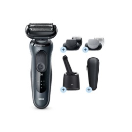 Rasoir électrique BRAUN SensoFlex - Wet& Dry - Noir (60-N7650CC)