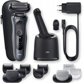 Rasoir électrique BRAUN SensoFlex - Wet& Dry - Noir (60-N7650CC)