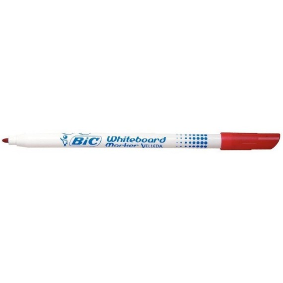 Marqueur pour tableau blanc BIC Velleda 1721 - Rouge (172103)