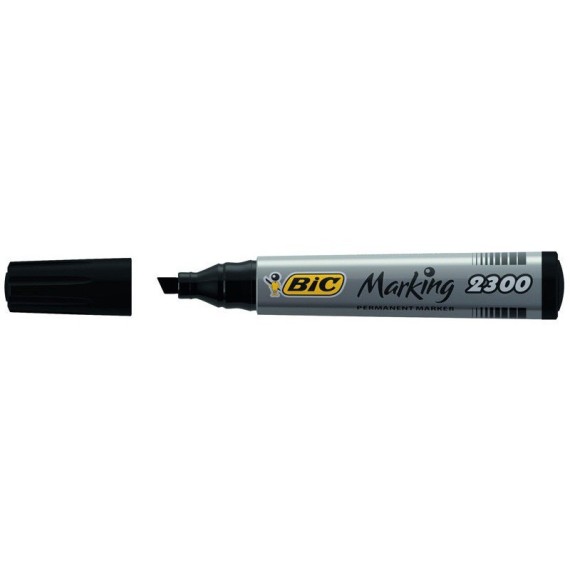 Marqueur permanent BIC 2300 - Noir (3086122300096)