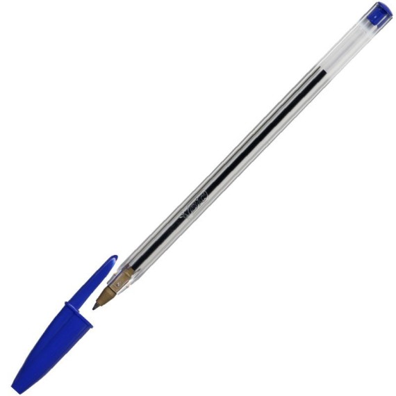 Stylo à bille Cristal Medium BIC - Bleu (070330129627)