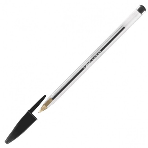 Stylo à bille Cristal Medium BIC - Noir (070330129665)