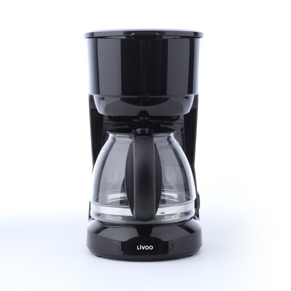 Cafetière électrique filtre permanent LIVOO 6 tasses - Noir (DOD183N)