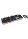 Ensemble Clavier & Souris Gamer WHITE SHARK GMK-1901 Apache - Noir et Gris  (GMK-1901)