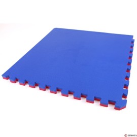 Matelas Tatami Puzzle ZIMOTA 100*100*2 CM - Bleu/Rouge (MTY08)