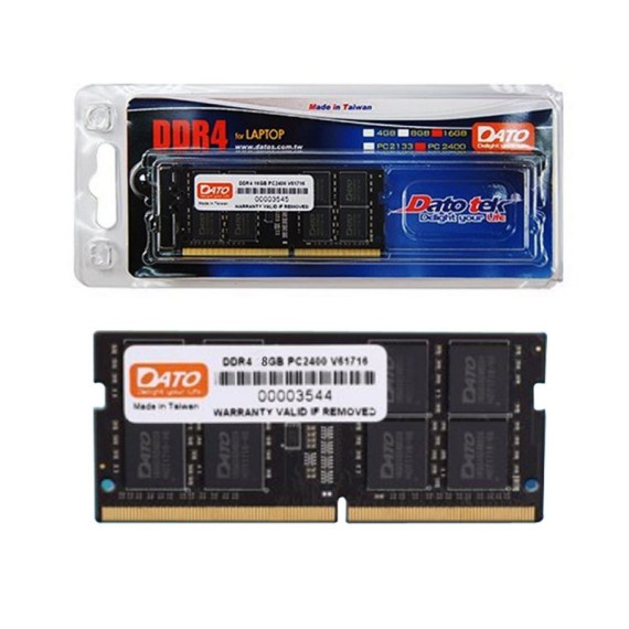 Barrette Mémoire Dato Tek 8 Go DDR4 / 2400 MHz