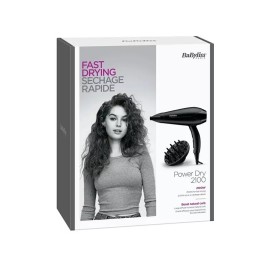 Sèche Cheveux BABYLISS Power Dry - 2100 Watt - Noir (D563DE)