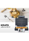 Gaufrier KRUPS 850 Watt -Inox (FDK251)