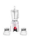 Blender MOULINEX GENUINE  - 500 Watt + 2 accessoires - Blanc (LM242B25)