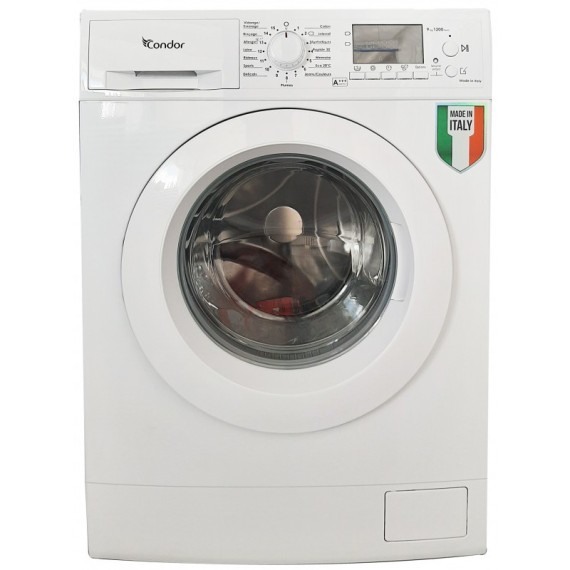 Machine à laver frontale Condor 9Kg - Blanc (CON-F912D)