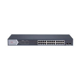 SWITCH HIKVISION 24 PORTS POE + 2 PORTS FIBRE OPTIQUE GIGABIT