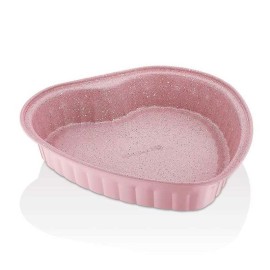 Moule à Gâteau KORKMAZ Cœur 27 CM - Rose (A763)