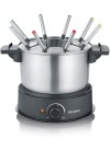 Fondue électrique en Acier Inoxydable SEVERIN - Noir (FO 2470)