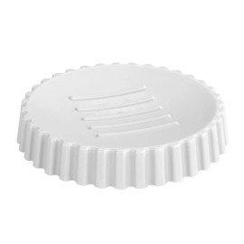 Porte Savon Minas Blanc - Plastique - Polyrésine - WENKO - (23031100)