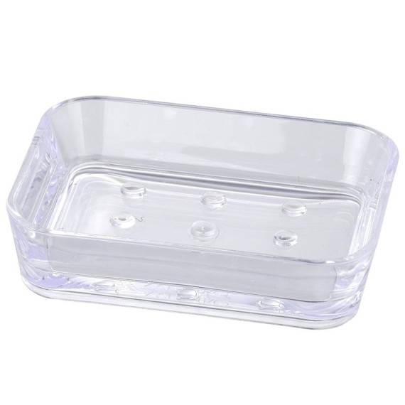 Porte Savon Transparent - Plastique - PS WENKO - (20301100)