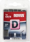 Agrafes NOVUS "D" 53F/8 (000538)