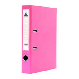 Classeur à Levier ESSENTIAL Dos 55 mm OfficePlast - Rose (1400602C11)