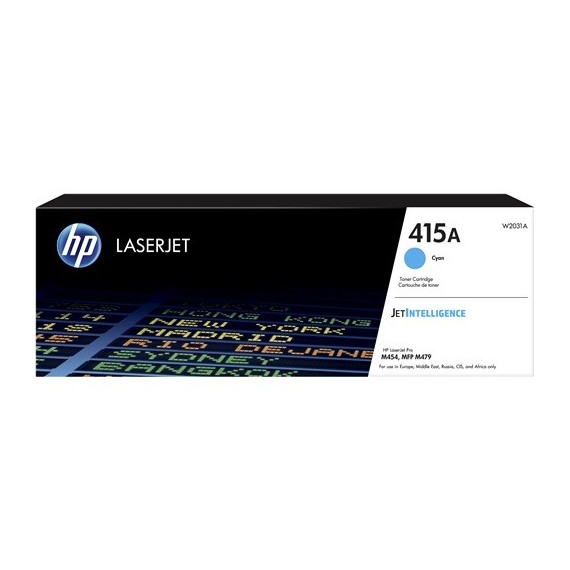 Toner HP Adaptable - Cyan 415A Sans puce (W2031A)